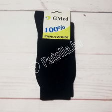 GMED 100% pamut zokni sötétkék 41-42 férfi zokni