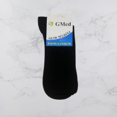 GMED gumi nélküli pamutzokni fekete 41-43