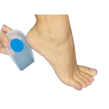 GMED Szilikonos sarokék kék ponttal 1 pár S méret (35/37-es méret) gyógyászati segédeszköz