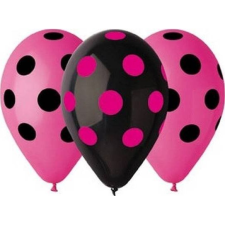 GMR Léggömb - 5 db, 30 cm, Lánybúcsú, Pöttyös (484554) party kellék