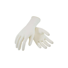 GMT Gumikesztyű latex púderes M 100 db/doboz, GMT Super Gloves fehér védőkesztyű