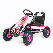Go-kart Baby Mix Razor pedálos gyerek gokart rózsaszín lábbal hajtható járgány
