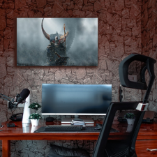 God of War Kratos - Vászonkép grafika, keretezett kép