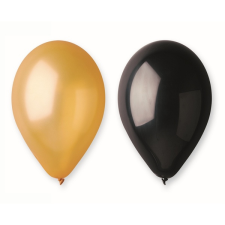 Godan Beauty and Charm: arany és fekete léggömb csomag, 30 cm - 5 db party kellék