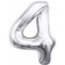 Godan Fólia Lufi - 85 cm, 4-es, Ezüst (608417) party kellék