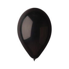 Godan Pasztell fekete prémium lufi csomag, 25 cm - 10 db party kellék