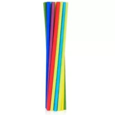 Godan Színes papírszívószál, 20 cm - 24 db-os party kellék