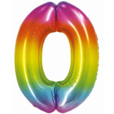 Godan Szivárvány színű, számos fólia lufi, 76 cm - 0 (CH-STC0) (CH-STC0) party kellék