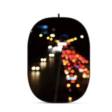 Godox Éjjeli Autópálya - Boke Mintás Fotó-Stúdió Háttér -150x200 cm Összecsukható háttérkarton