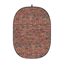 Godox Vörös Téglafal Mintás Fotó-Stúdió Háttér -150x200 cm Összecsukható háttérkarton