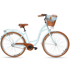 GOETZE ® Colorus Női kerékpár 1 fokozat 28″, 160-185 cm magassag, Kék/Barna city kerékpár