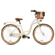 GOETZE ® Style Alumínium Női kerékpár 3 fokozat 160-185 cm magassag, Kávébarna city kerékpár