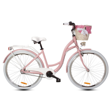 GOETZE ® Style Alumínium Női kerékpár 3 fokozat 160-185 cm magassag, Rózsaszín city kerékpár