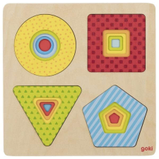 Goki 4 rétegű forma puzzle, GOKI GK57705 puzzle, kirakós