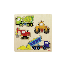 Goki 57901 forma puzzle munkagépek puzzle, kirakós