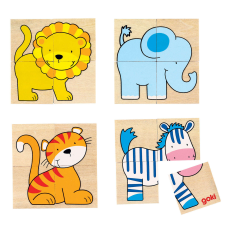 Goki Állatok puzzle, 20 darabos puzzle, kirakós