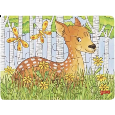 Goki fa puzzle erdei állatok: őzike 24 darabos puzzle, kirakós