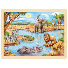 Goki Fa puzzle, szavanna puzzle, kirakós