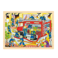 Goki Fa puzzle, tűzoltók bevetésen, 48 darabos puzzle, kirakós