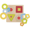 Goki fa réteges puzzle: Geometriai formák, 16 darab (316591)
