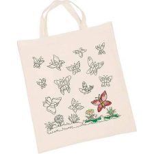 Goki Festhető Vászon Táska - Pillangók - Goki (212493) kreatív és készségfejlesztő