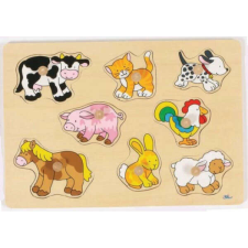 Goki Fogós puzzle, háziállatok - GOKI GK57873 puzzle, kirakós