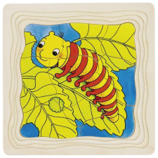 Goki Réteg-puzzle, pillangó fejlődése - GOKI GK57523 puzzle, kirakós