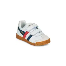 Gola Rövid szárú edzőcipők HARRIER LEATHER VELCRO Fehér 27 gyerek cipő
