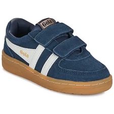 Gola Rövid szárú edzőcipők HAWK SUEDE STRAP Tengerész 27 gyerek cipő