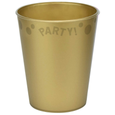  Gold, Arany micro prémium műanyag pohár 250 ml babaétkészlet