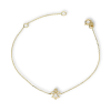 Gold bracelets AU85214 - 14 karátos arany karlánc angyalka medállal Hossz: 16 + 3 cm