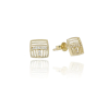 Gold earrings for ladies AU64845 - 14 karátos arany női beszúrós fülbevaló