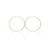 Gold earrings for ladies AU65078 - 14 karátos arany női karika fülbevaló