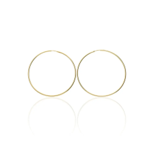 Gold earrings for ladies AU65078 - 14 karátos arany női karika fülbevaló fülbevaló