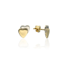 Gold earrings for ladies AU65207 - 14 karátos arany női beszúrós fülbevaló