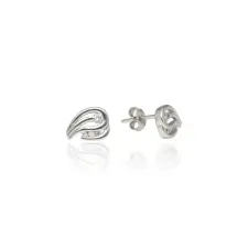 Gold earrings for ladies AU68781 - 14 karátos arany női beszúrós fülbevaló fülbevaló