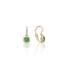 Gold earrings for ladies AU72658 - 14 karátos arany fülbevaló elöl kapcsolódó zárral