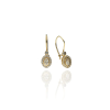 Gold earrings for ladies AU74598 - 14 karátos arany női fülbevaló hagyományos zárral