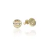 Gold earrings for ladies AU77343 - 14 karátos arany női beszúrós fülbevaló