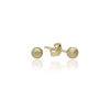 Gold earrings for ladies AU77522 - 14 karátos arany női beszúrós fülbevaló
