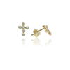 Gold earrings for ladies AU80173 - 14 karátos arany női beszúrós fülbevaló