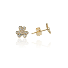 Gold earrings for ladies AU81638 - 14 karátos arany női beszúrós fülbevaló pár fülbevaló