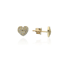 Gold earrings for ladies AU82508 - 14 karátos arany női beszúrós fülbevaló pár fülbevaló