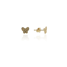 Gold earrings for ladies AU84087 - 14 karátos arany női beszúrós fülbevaló fülbevaló