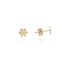 Gold earrings for ladies AU86349 - 14 karátos arany női beszúrós fülbevaló