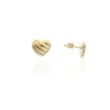 Gold earrings for ladies AU86910 - 14 karátos arany női beszúrós fülbevaló