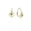 Gold earrings for ladies AU86921 - 14 karátos arany fülbevaló elöl kapcsolódó zárral