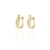 Gold earrings for ladies AU87094 - 14 K arany fülbevaló