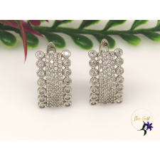  Gold filled Elza fülbevaló-rodium fülbevaló