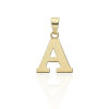 Gold letter pendants 14 K arany A Betű medál - AU-XS2-A-70